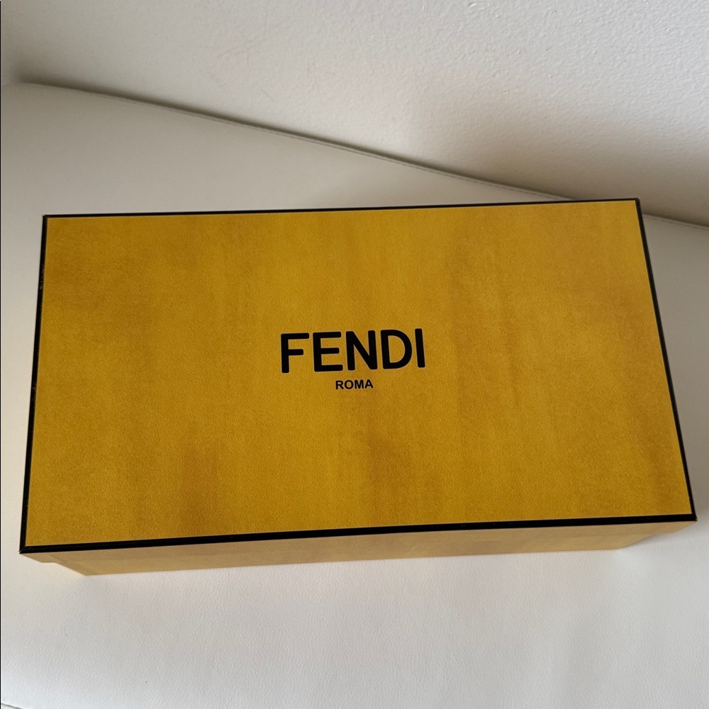 Fendi Shoe Box With Tissue Paper Only